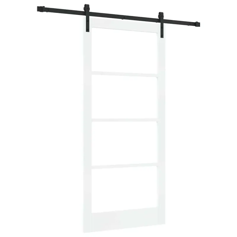 Slankios durys ORKDAL Balta ir juoda 93 x 202 cm