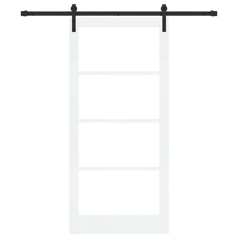 Slankios durys ORKDAL Balta ir juoda 93 x 202 cm