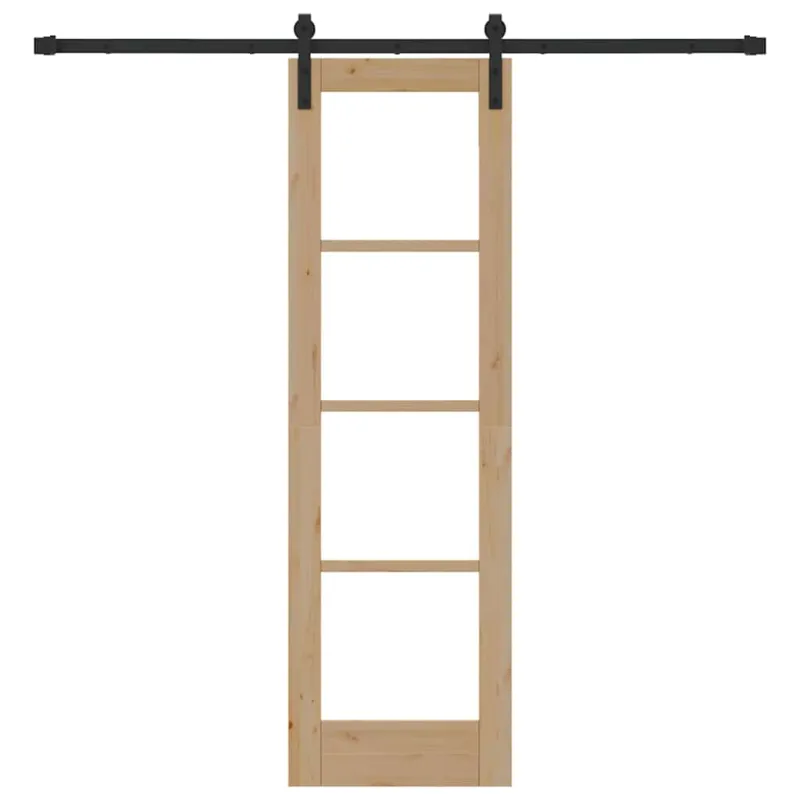 Slankios durys ORKDAL Natūrali ir juoda 61 x 198,5 cm