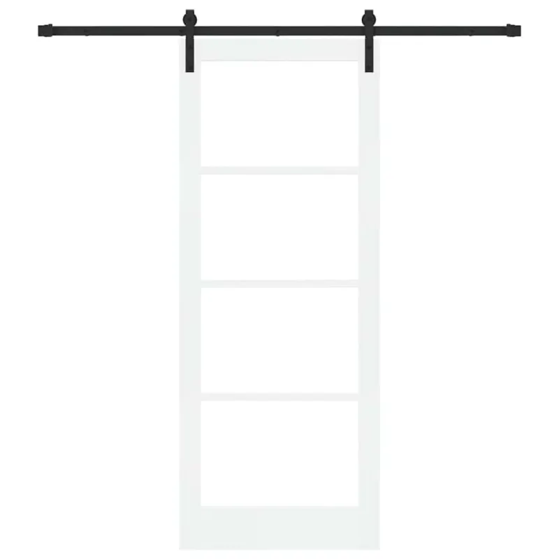 Slankios durys ORKDAL Balta ir juoda 83 x 211 cm