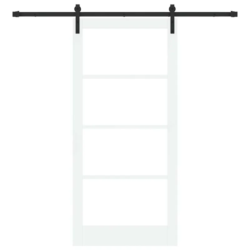 Slankios durys ORKDAL Balta ir juoda 93 x 202 cm