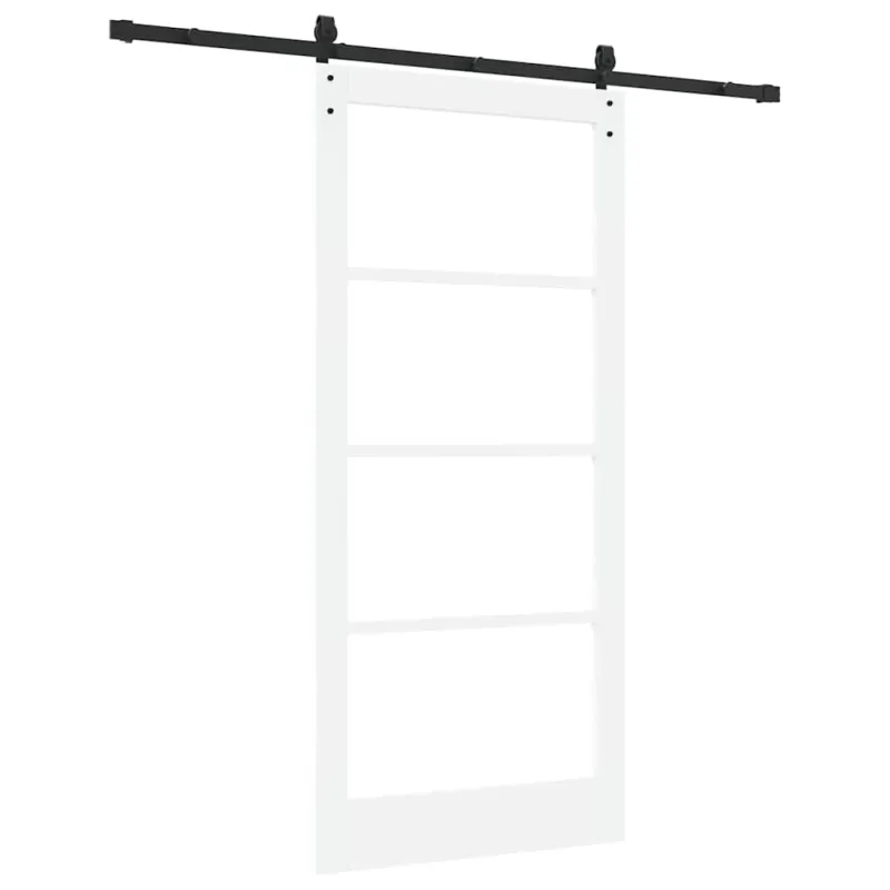 Slankios durys ORKDAL Balta ir juoda 93 x 202 cm
