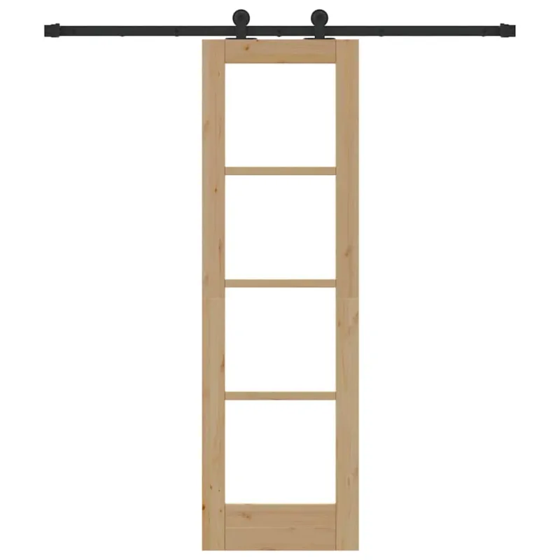 Slankios durys ORKDAL Natūrali ir juoda 61 x 198,5 cm