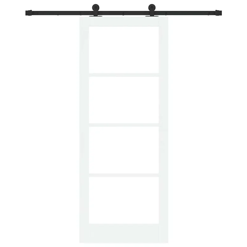 Slankios durys ORKDAL Balta ir juoda 83 x 211 cm