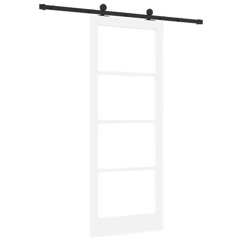 Slankios durys ORKDAL Balta ir juoda 83 x 211 cm