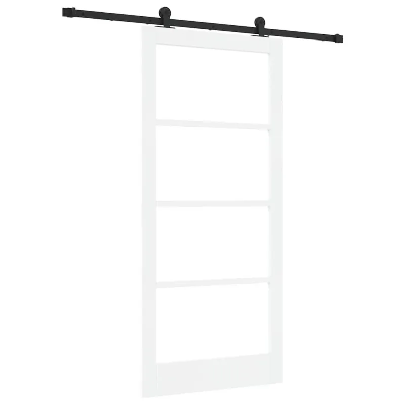 Slankios durys ORKDAL Balta ir juoda 93 x 202 cm