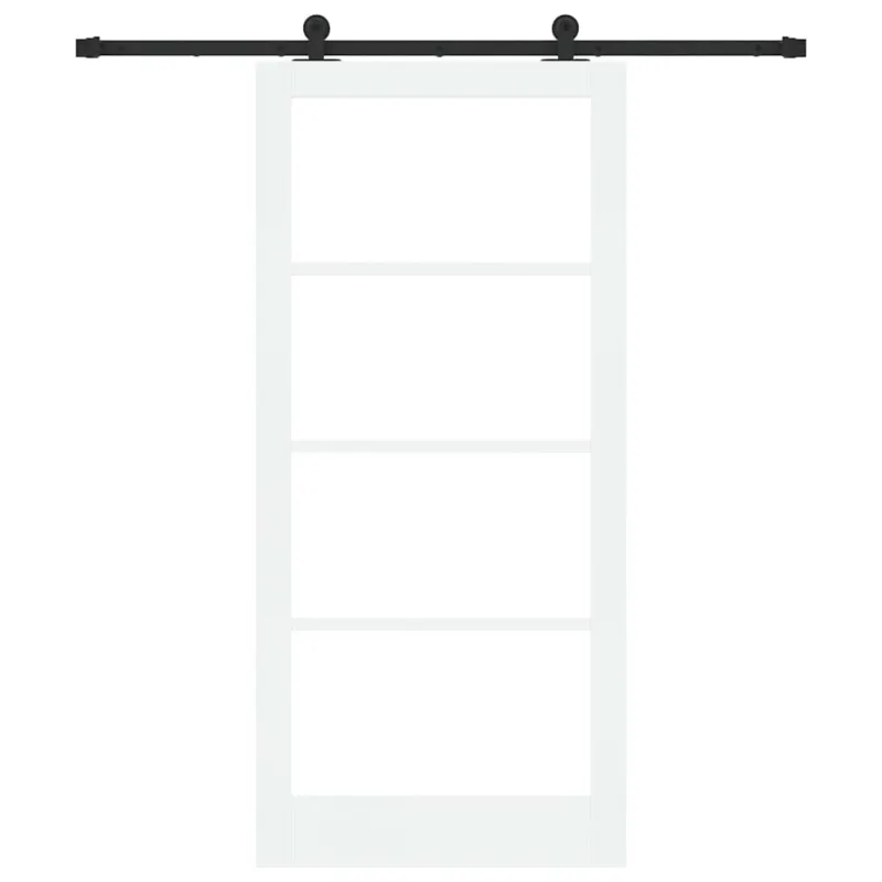 Slankios durys ORKDAL Balta ir juoda 93 x 202 cm