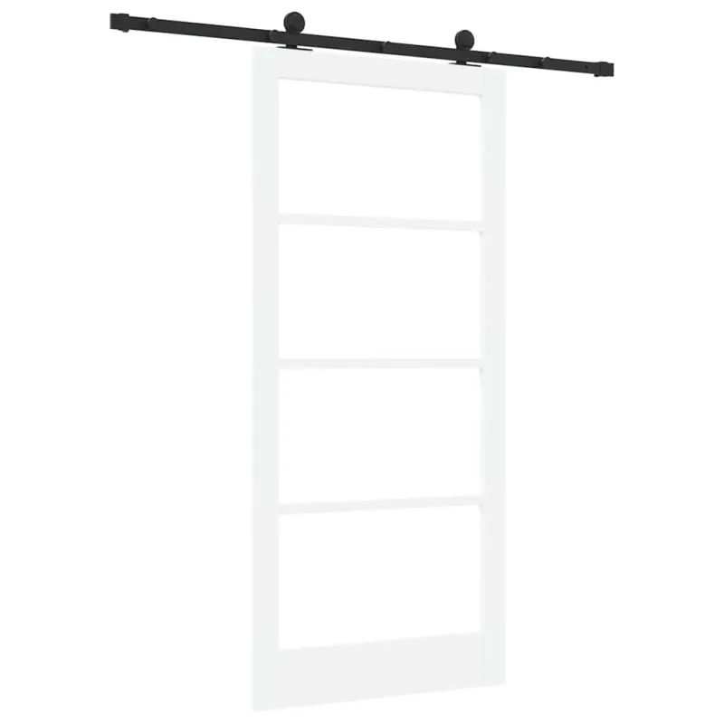 Slankios durys ORKDAL Balta ir juoda 93 x 202 cm