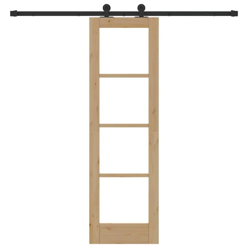 Slankios durys ORKDAL Natūrali ir juoda 61 x 198,5 cm