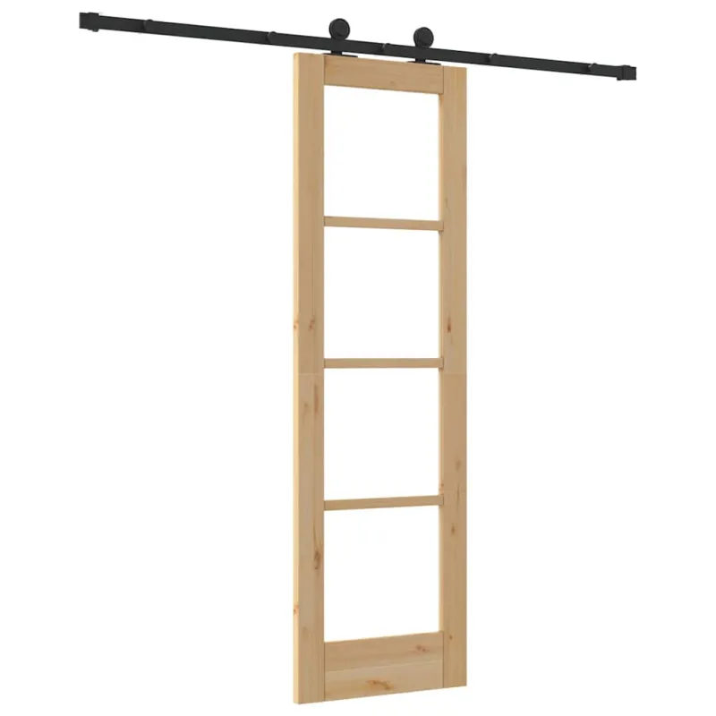 Slankios durys ORKDAL Natūrali ir juoda 61 x 198,5 cm