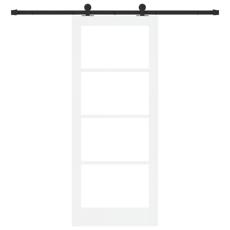 Slankios durys ORKDAL Balta ir juoda 83 x 202 cm