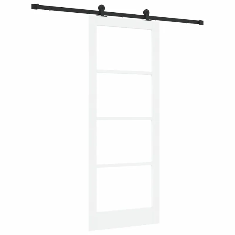 Slankios durys ORKDAL Balta ir juoda 83 x 211 cm