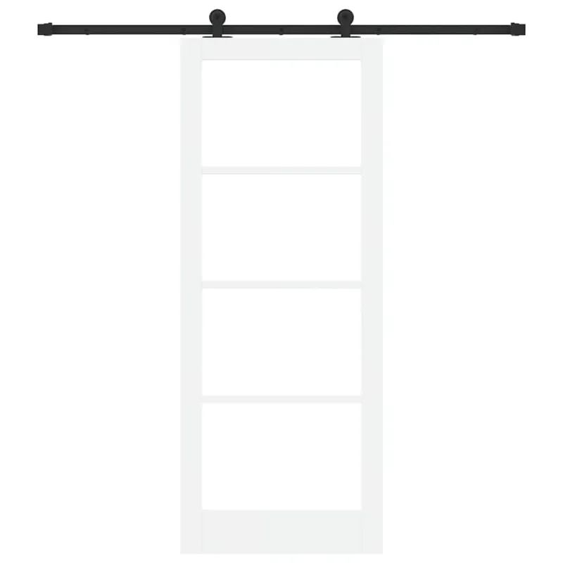Slankios durys ORKDAL Balta ir juoda 83 x 211 cm