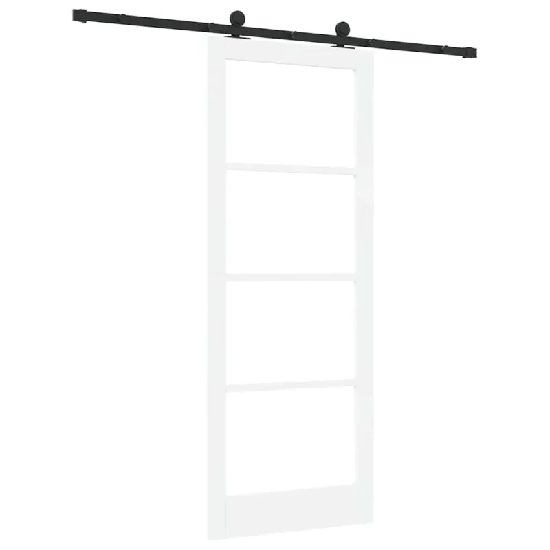 Slankios durys ORKDAL Balta ir juoda 83 x 211 cm