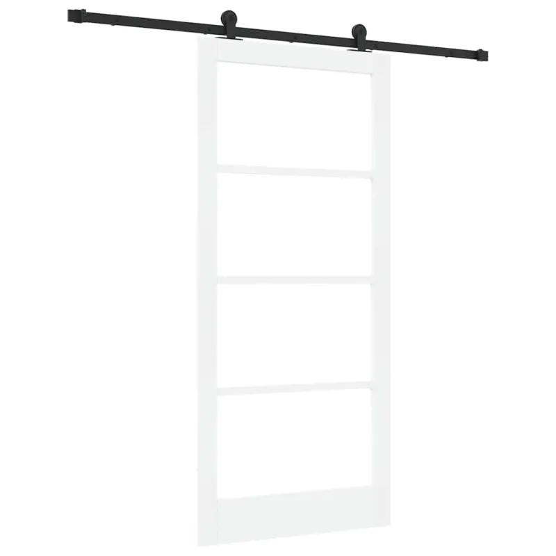 Slankios durys ORKDAL Balta ir juoda 93 x 202 cm