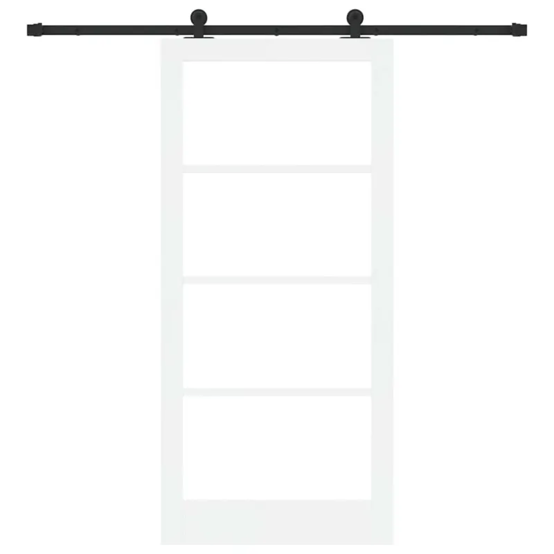 Slankios durys ORKDAL Balta ir juoda 93 x 202 cm