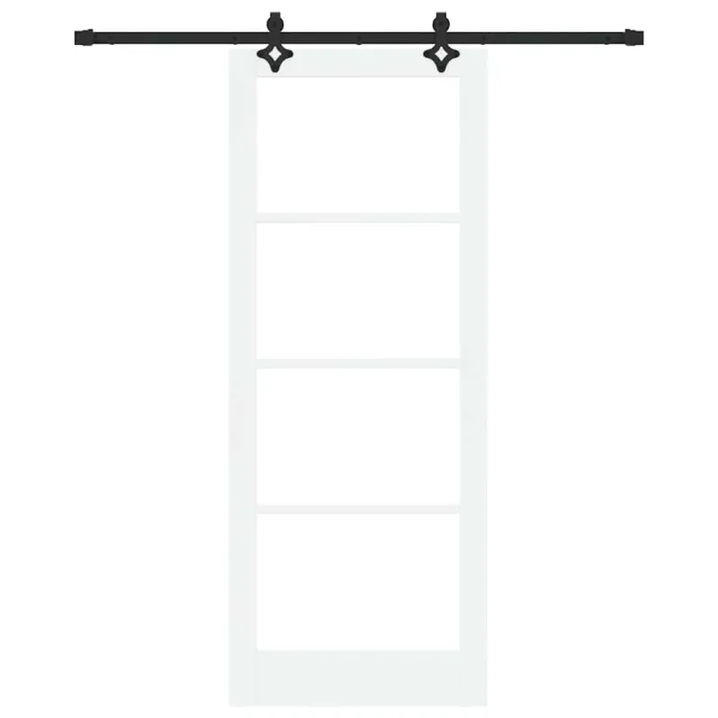 Slankios durys ORKDAL Balta ir juoda 83 x 211 cm