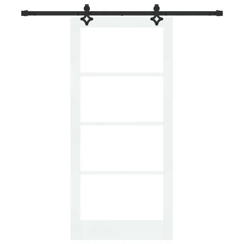 Slankios durys ORKDAL Balta ir juoda 93 x 202 cm