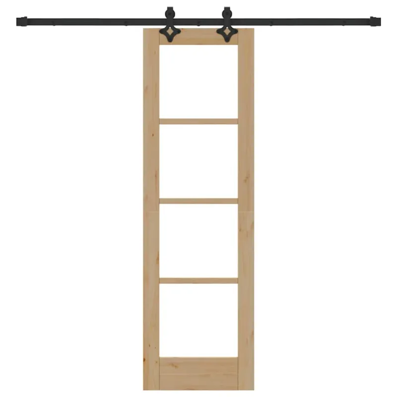 Slankios durys ORKDAL Natūrali ir juoda 61 x 198,5 cm