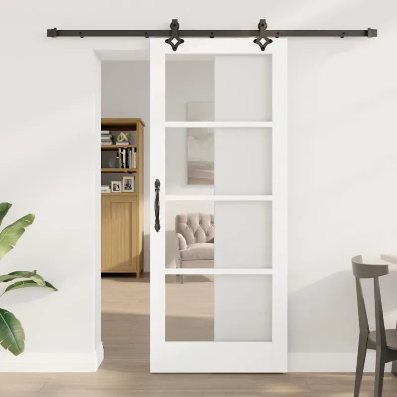 Slankios durys ORKDAL Balta ir juoda 83 x 202 cm