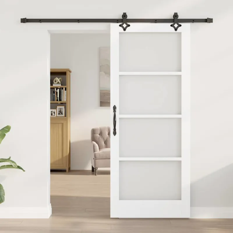 Slankios durys ORKDAL Balta ir juoda 83 x 202 cm