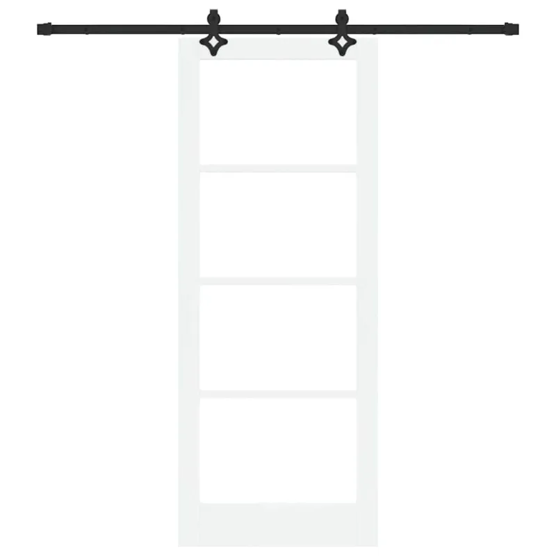 Slankios durys ORKDAL Balta ir juoda 83 x 211 cm