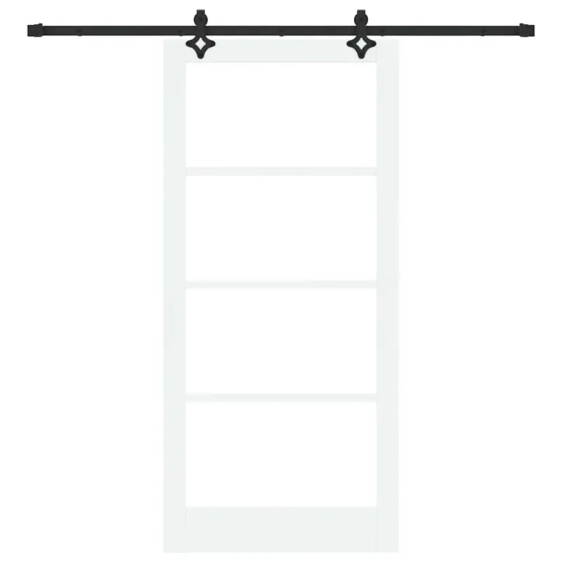 Slankios durys ORKDAL Balta ir juoda 93 x 202 cm