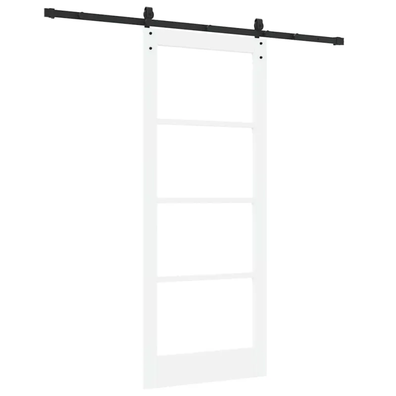 Slankios durys Balta ir juoda 83 x 202 cm