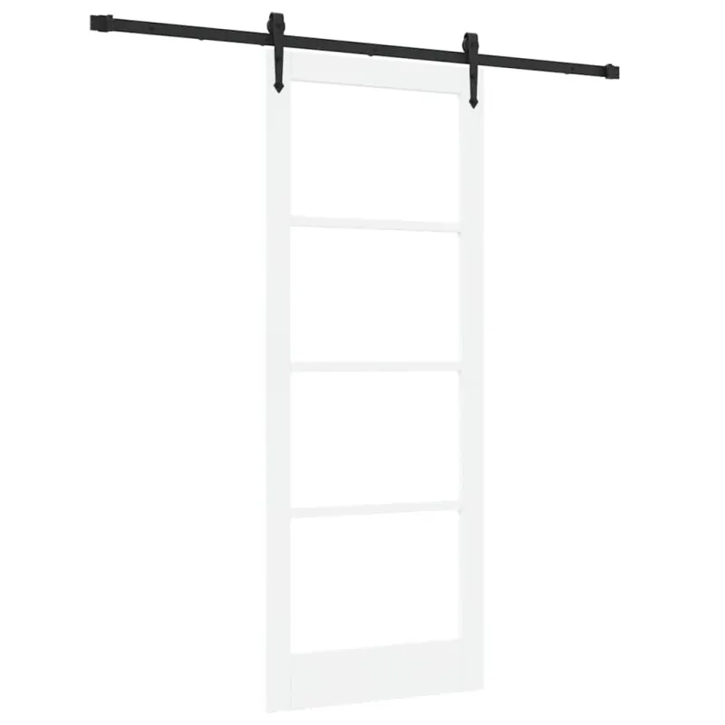 Slankios durys Balta ir juoda 83 x 211 cm