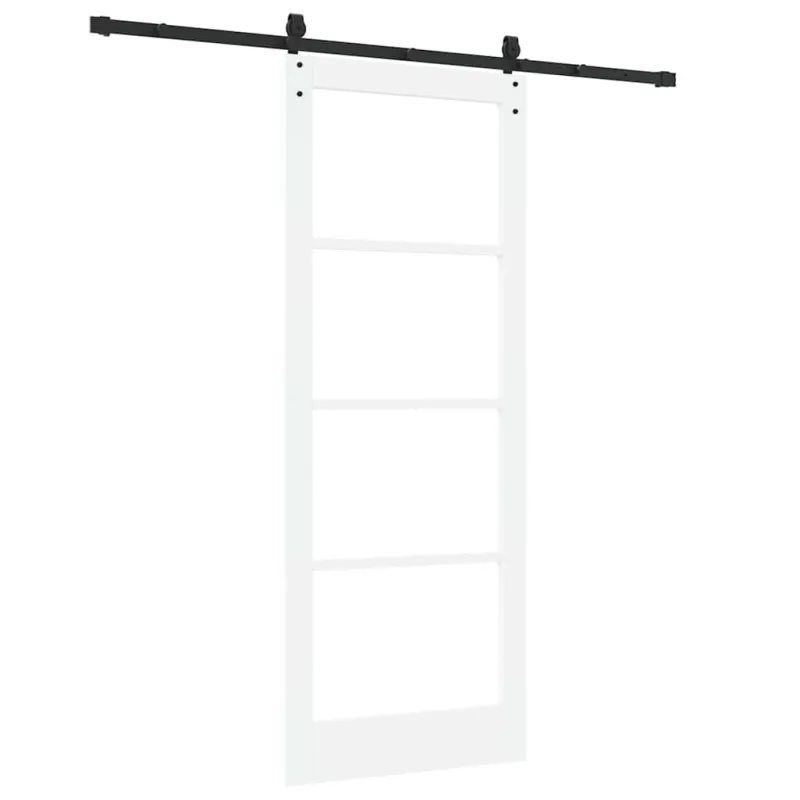 Slankios durys Balta ir juoda 83 x 211 cm