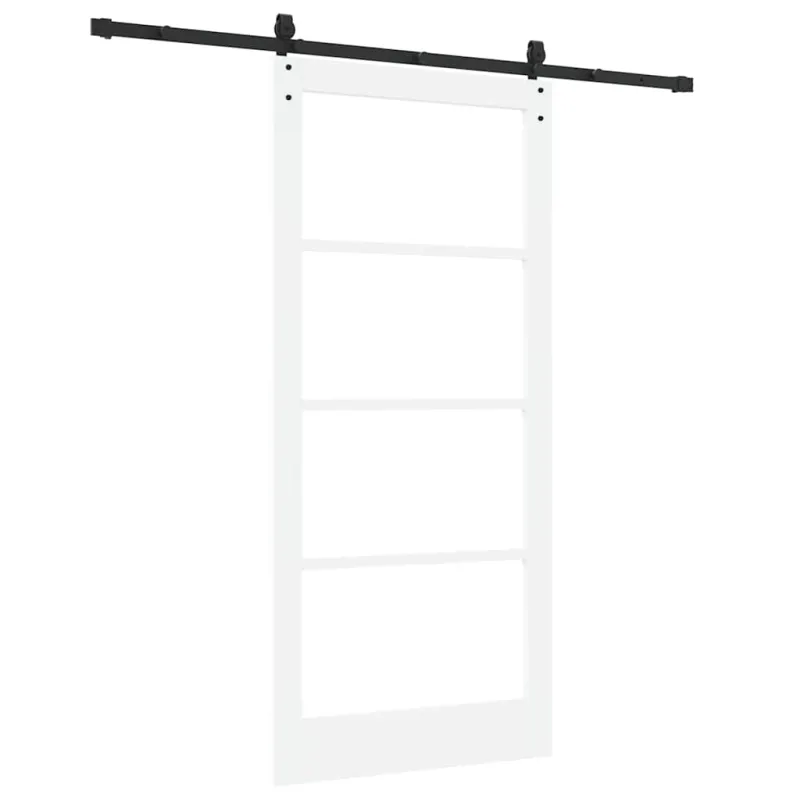 Slankios durys Balta ir juoda 93 x 202 cm