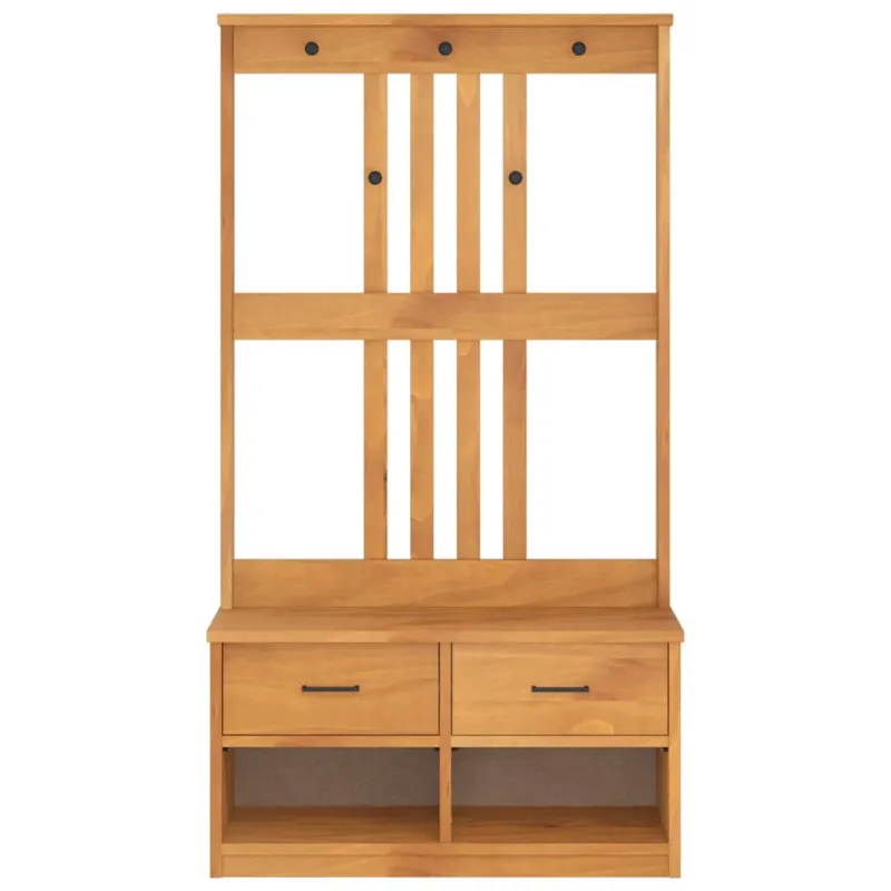 salės medis "SANDNES" 87x40x159,5 pušies masyvo