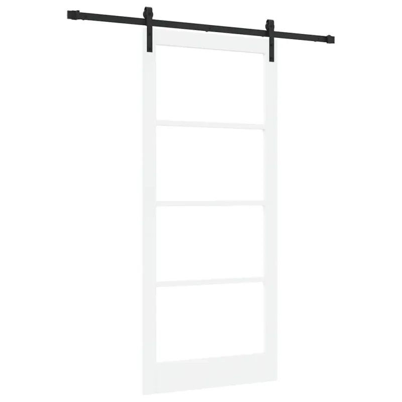 Slankios durys ORKDAL Balta ir juoda 93 x 211 cm