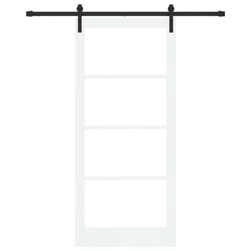 Slankios durys ORKDAL Balta ir juoda 93 x 211 cm