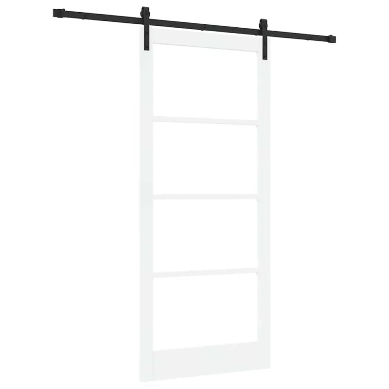 Slankios durys ORKDAL Balta ir juoda 93 x 211 cm