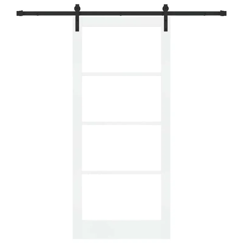 Slankios durys ORKDAL Balta ir juoda 93 x 211 cm