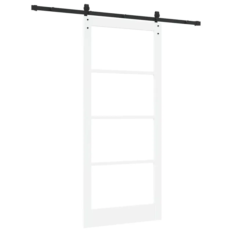Slankios durys ORKDAL Balta ir juoda 93 x 211 cm