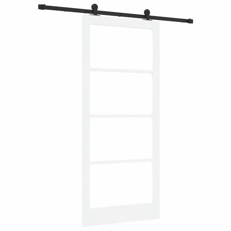 Slankios durys ORKDAL Balta ir juoda 93 x 211 cm