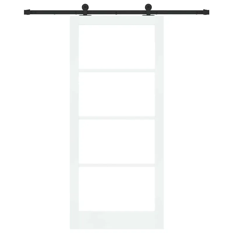 Slankios durys ORKDAL Balta ir juoda 93 x 211 cm