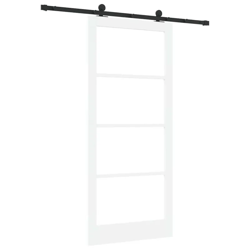 Slankios durys ORKDAL Balta ir juoda 93 x 211 cm