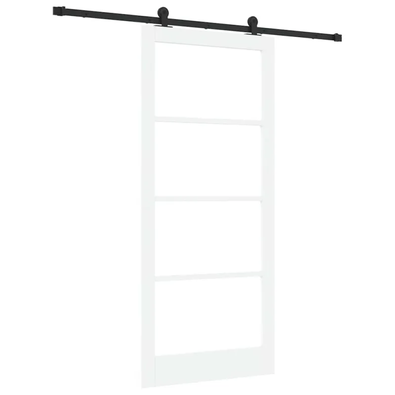 Slankios durys ORKDAL Balta ir juoda 93 x 211 cm