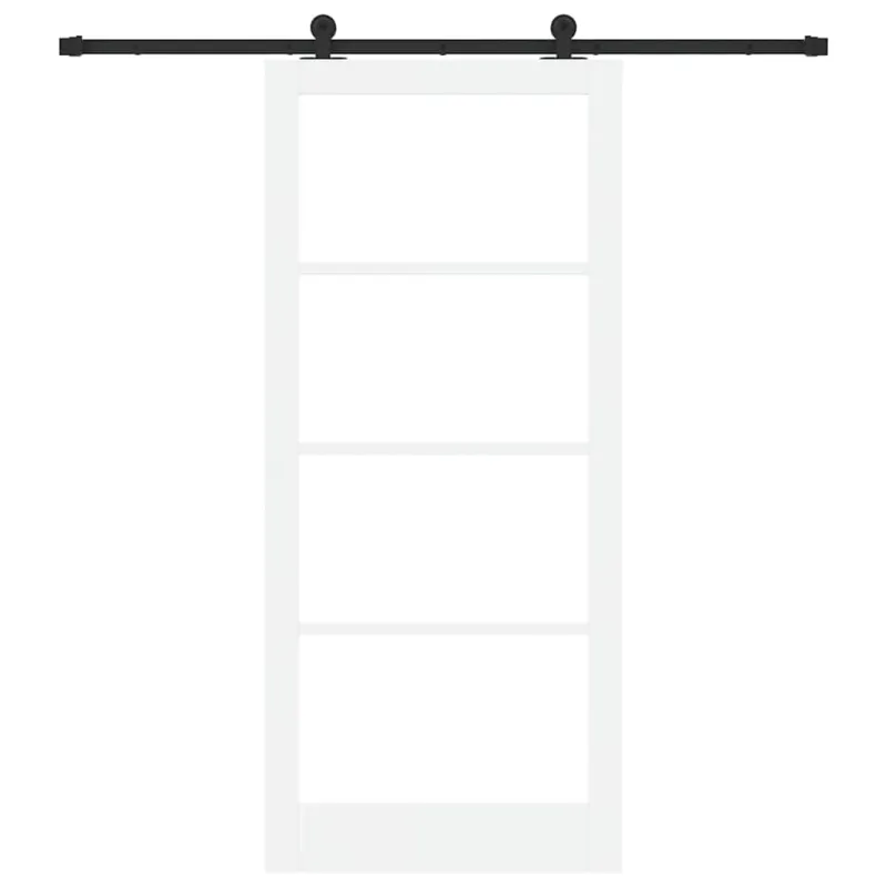Slankios durys ORKDAL Balta ir juoda 93 x 211 cm