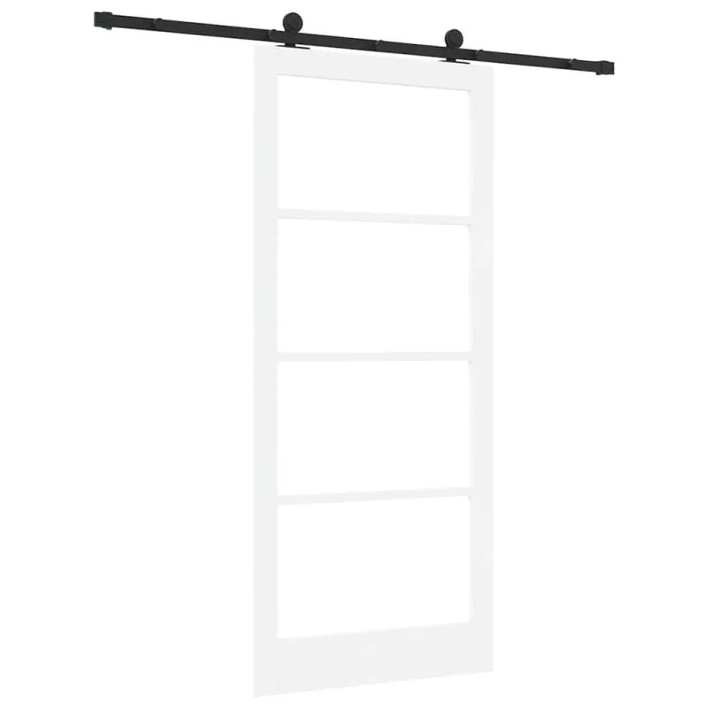 Slankios durys ORKDAL Balta ir juoda 93 x 211 cm