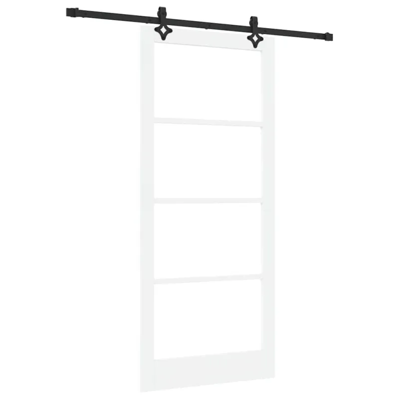 Slankios durys ORKDAL Balta ir juoda 93 x 211 cm