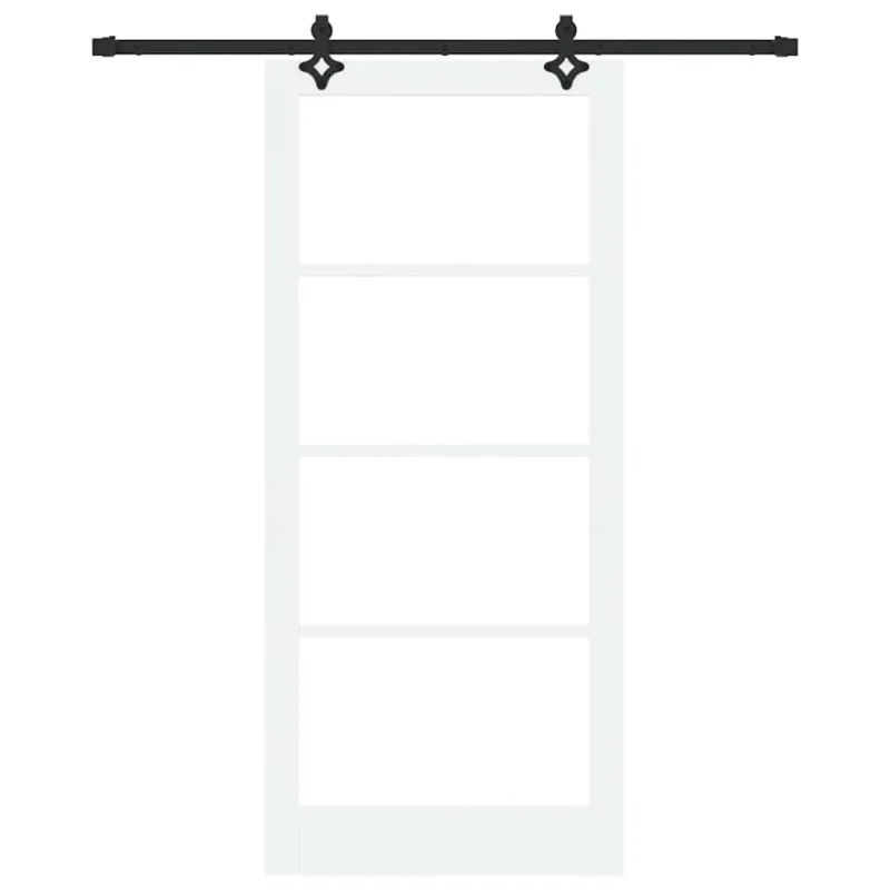 Slankios durys ORKDAL Balta ir juoda 93 x 211 cm