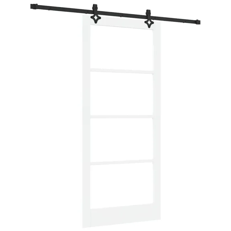 Slankios durys ORKDAL Balta ir juoda 93 x 211 cm