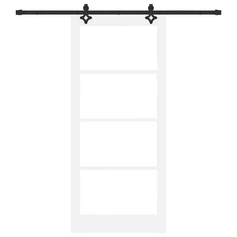 Slankios durys ORKDAL Balta ir juoda 93 x 211 cm
