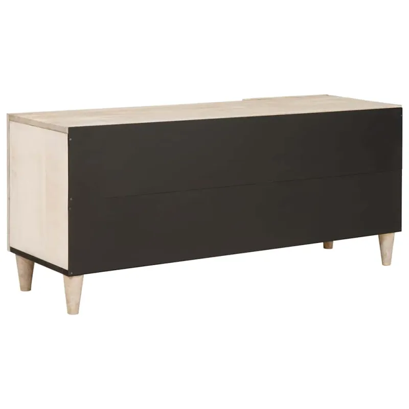 TV vienetai su stalčių Balta 105 x 33 x 46 cm Apdirbta mediena