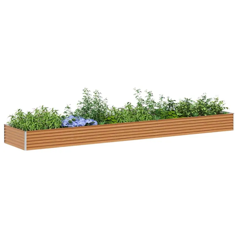 Paaukštinta sodo lova 485 x 100 x 36 cm Cinkuota plienas