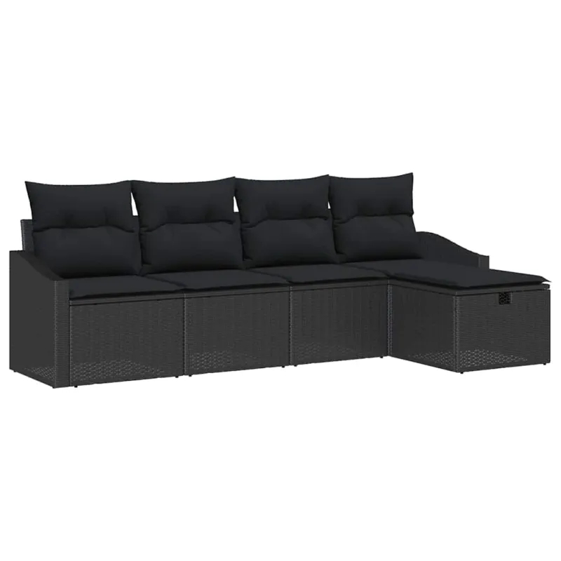 Sofos komplektas su pagalve 6 pcs poliratanas